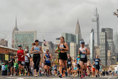 Participantes en el maratón de Nueva York, el 6 de noviembre de 2022.