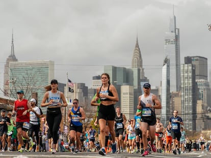 Participantes en el maratón de Nueva York, el 6 de noviembre de 2022.