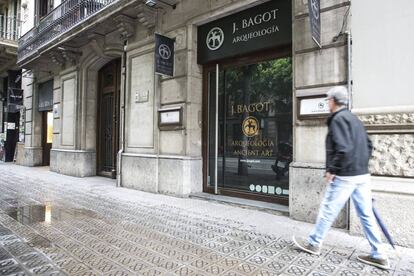 Galería de Jaume Bagot, en el centro de Barcelona.