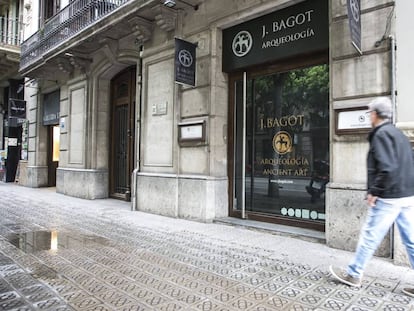 Galería de Jaume Bagot, en el centro de Barcelona.