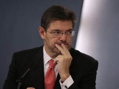Rafael Catala, ministro de Justicia, en una imagen de archivo. 