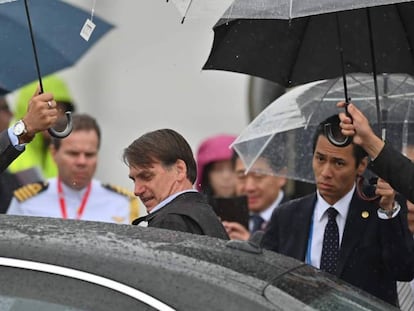 Presidente Jair Bolsonaro chega ao Japão para participar do G20.