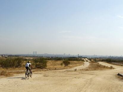 A view of the Alcorc&oacute;n site that is considered the most likely venue for the EuroVegas project.