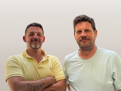 Los máximos responsables de Clientify y FindThatLead, Francisco López y Gerard Compte.