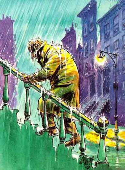 Viñeta de 'Contrato con Dios' (1978), de Will Eisner.