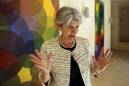 Irina Bokova, dirigente de la UNESCO.