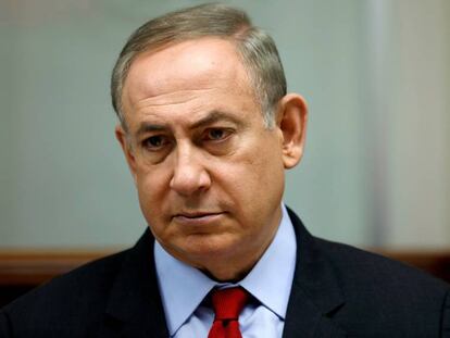 El primer ministro israelí, Benjamín Netanyahu, en un acto en Jerusalén.