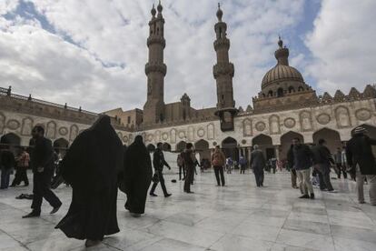 La Mezquita de Al Azhar, en El Cairo, el pasado viernes.