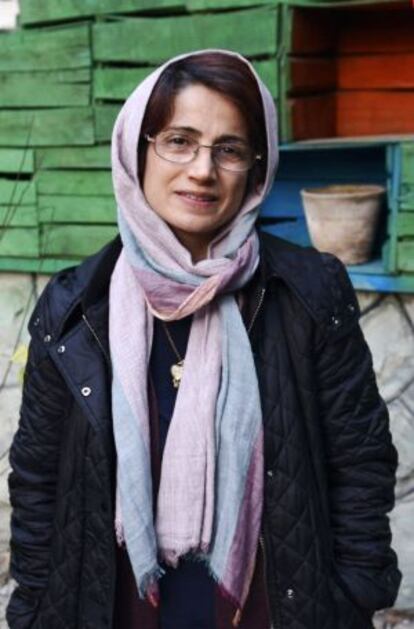 La abogada y activista iraní Nasrin Sotoudeh, el pasado diciembre.