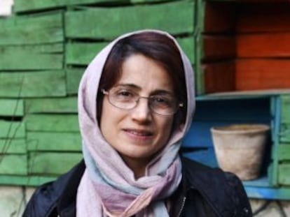 La abogada y activista iraní Nasrin Sotoudeh, el pasado diciembre.