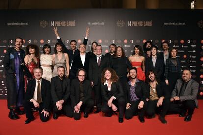 Foto de família dels premis Gaudí.