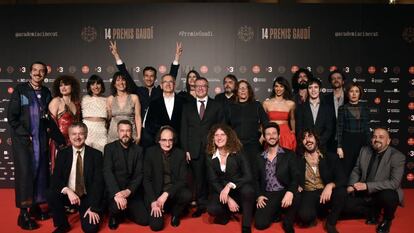 Foto de família dels premis Gaudí.