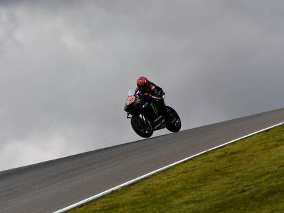 Fabio Quartararo en el circuito del Algarve.