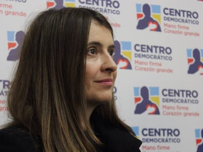 La senadora del Centro Democrático Paloma Valencia, en una foto del partido.