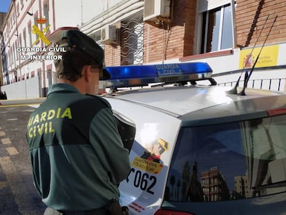 Un agente de la Guardia Civil.