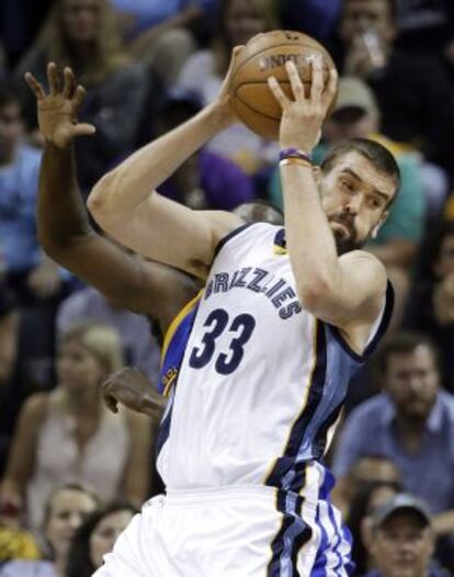 Marc Gasol en un partido de esta temporada.