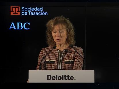 La subgobernadora del Banco de España, Margarita Delgado, en XXVII Encuentro del Sector Financiero
EUROPA PRESS
18/11/2020