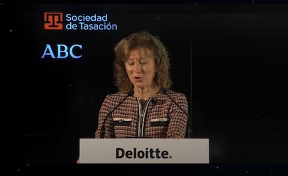 La subgobernadora del Banco de España, Margarita Delgado, en XXVII Encuentro del Sector Financiero
EUROPA PRESS
18/11/2020