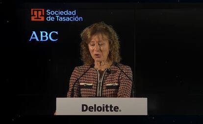 La subgobernadora del Banco de España, Margarita Delgado, en XXVII Encuentro del Sector Financiero
EUROPA PRESS
18/11/2020