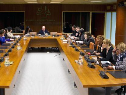 Un momento de la reunión de la Comisión de Salud en la Cámara.