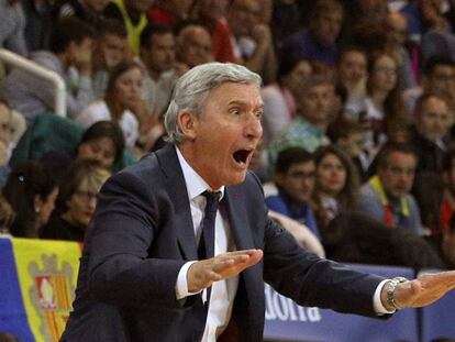 Pesic, durante el partido ante el Andorra.