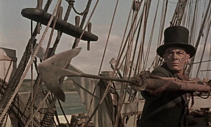 El arponero Queequeg en la versión cinematográfica de John Huston de 'Moby Dick'