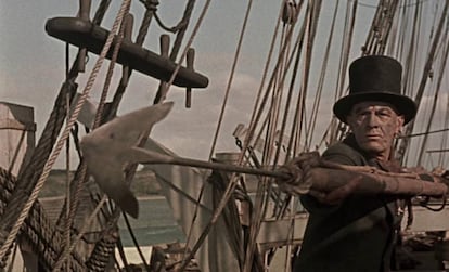 El arponero Queequeg en la versi&oacute;n cinematogr&aacute;fica de John Huston de &#039;Moby Dick&#039;