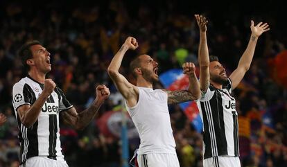 Los jugadores de la Juventes celebran su pase a semifinales.