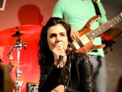 La cantante Mariana Aydar.