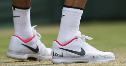 Las zapatillas de Roger Federer.