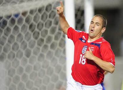Cole festeja el primer gol ante Andorra.