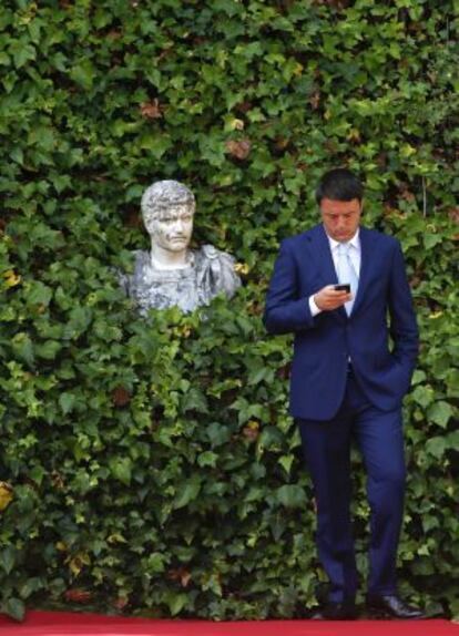 El primer ministro italiano Matteo Renzi.