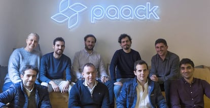 Parte del equipo de Paack.