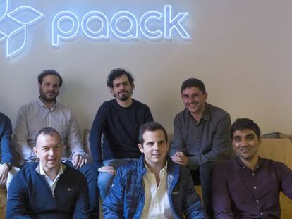 Parte del equipo de Paack.