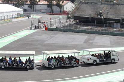 Vista general del Autódromo Hermanos Rodríguez de Ciudad de México.