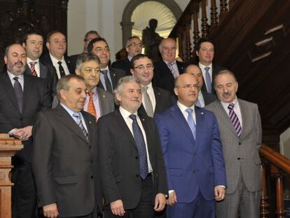Diputados provinciales del PP en Ourense 