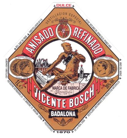 Anís del Mono hizo un concurso de carteles en 1897 que ganó Ramón Casas con este diseño.