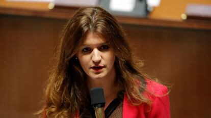 La secretaria de Estado para la Igualdad Mujer-Hombre, Marlène Schiappa,