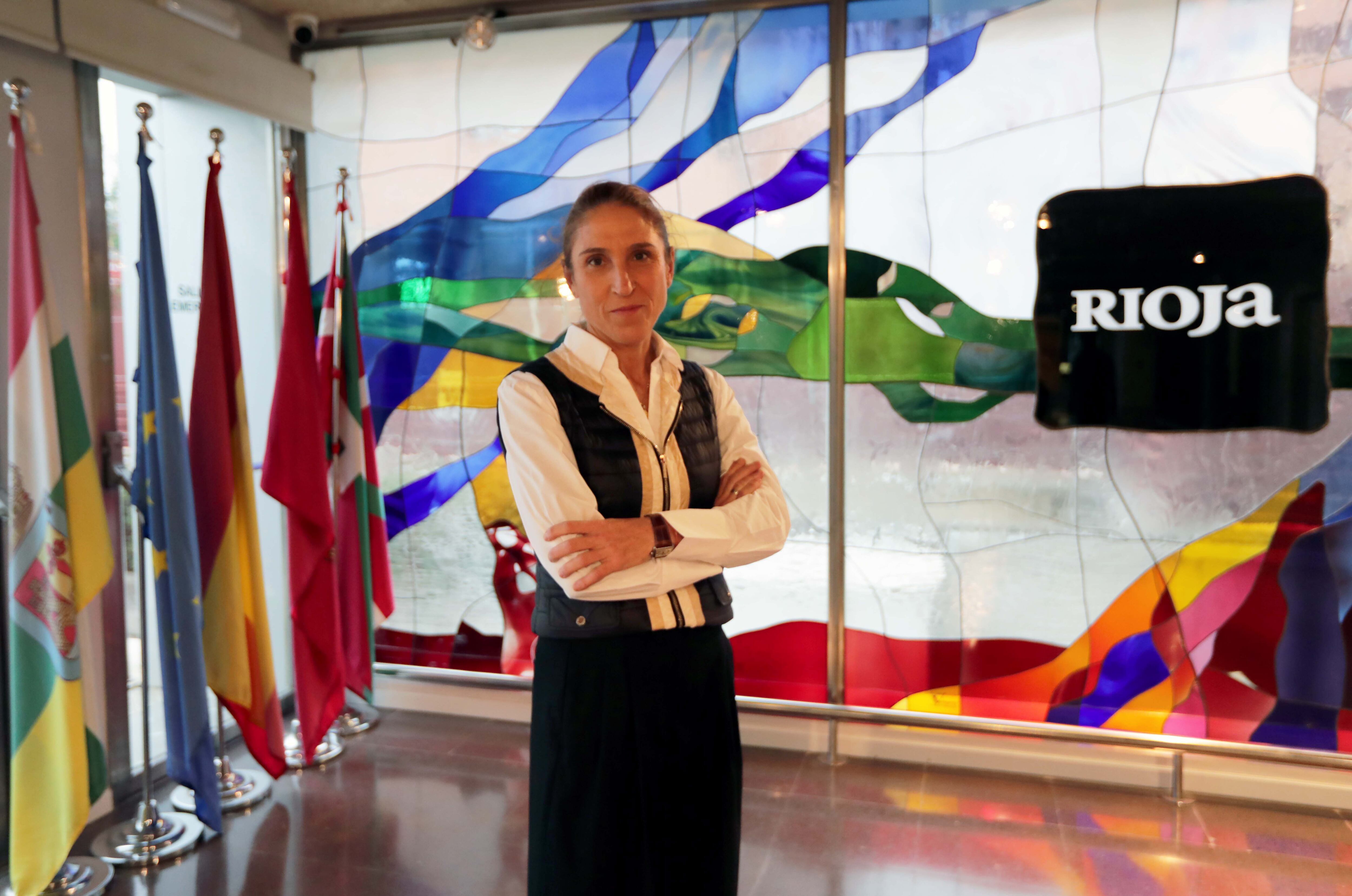Raquel Pérez Cuevas, en la sede del Consejo Regulador de la Denominación de Origen Calificada Rioja.