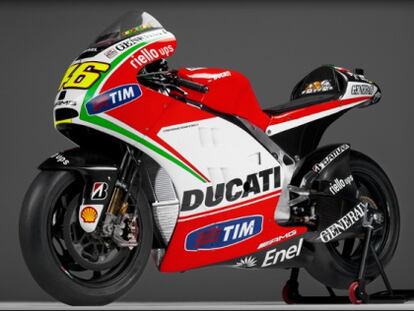 La Desmosedici GP12, nueva moto de Rossi.