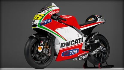 La Desmosedici GP12, nueva moto de Rossi.