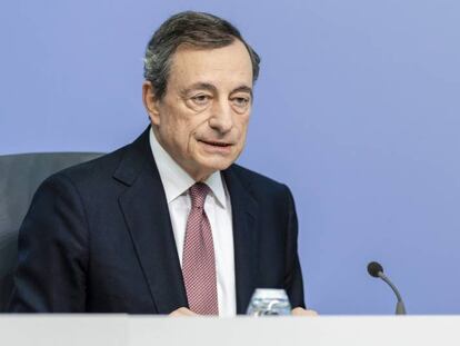 Mario Draghi, presidente del BCE.