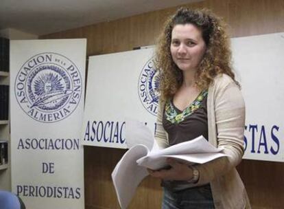 María del Mar Granado, ayer, en Almería.