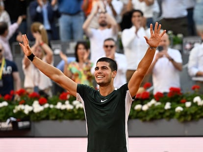 Alcaraz Djokovic Madrid Open 2022