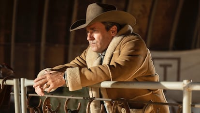 Jon Hamm como el sheriff Roy Tillman, en la quinta temporada de 'Fargo'.