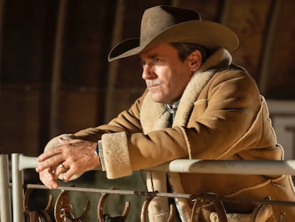 Jon Hamm como el sheriff Roy Tillman, en la quinta temporada de 'Fargo'.