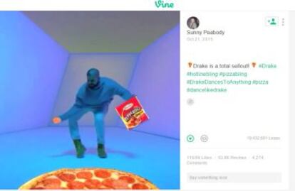 Drake, feligrés de la pizza de peperoni.