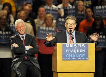 Al Franken, de cmico de<i> Saturday night live</i> a senador por Minnesota del Partido Demcrata.