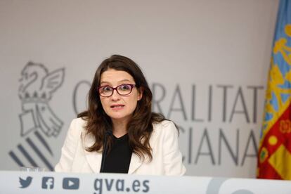 La vicepresidenta del Consell, M&oacute;nica Oltra. 