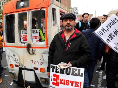 Protesters in Madrid on Sunday.